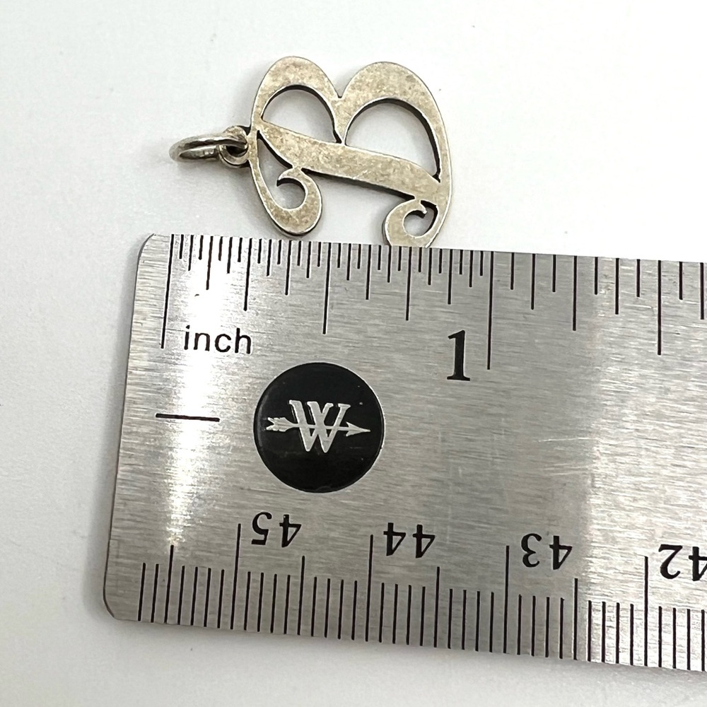 James Avery Large Script Initial Letter B Sterlin… - image 8